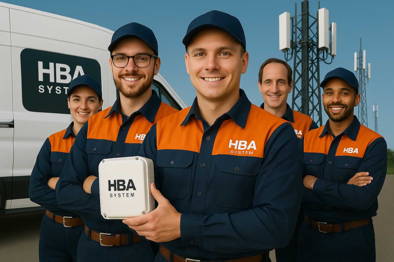 Équipe de techniciens professionnels